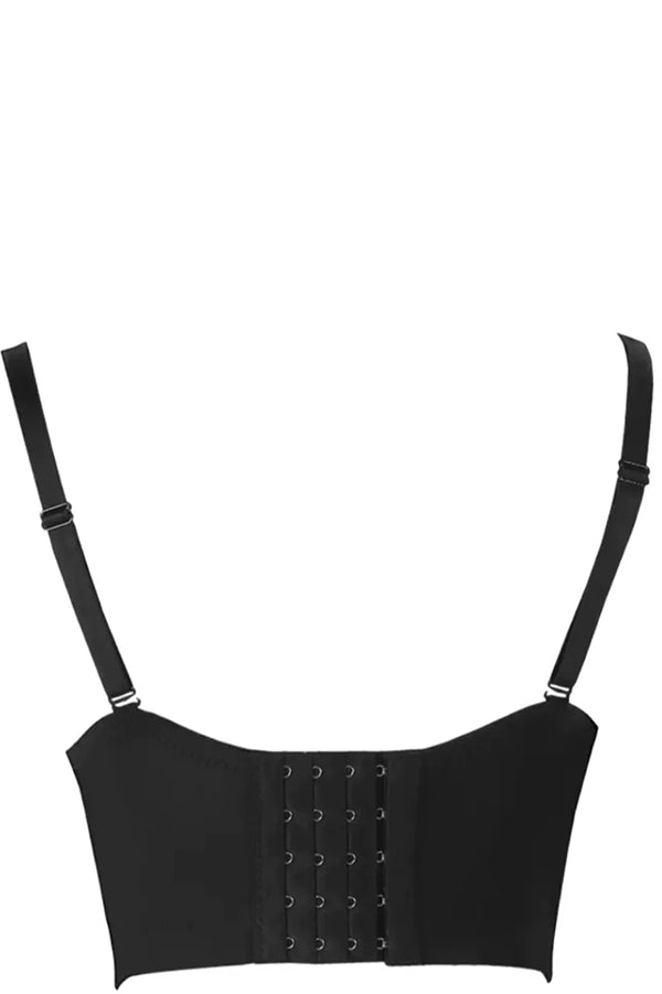 Bella Dazzle Bustier Black Harpa'h Apparel