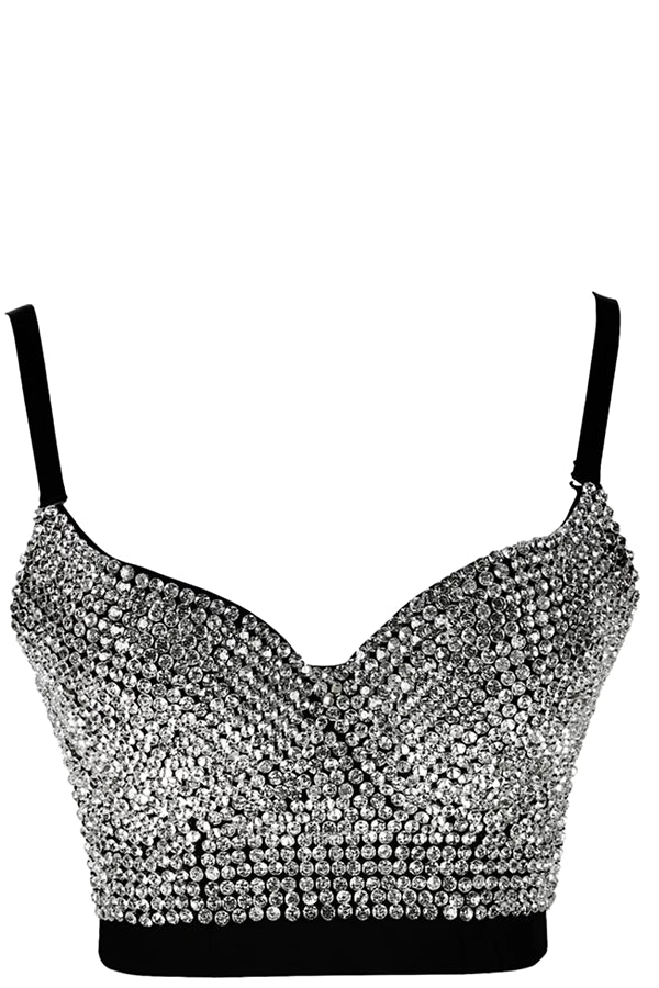 Bella Dazzle Bustier Black Harpa'h Apparel