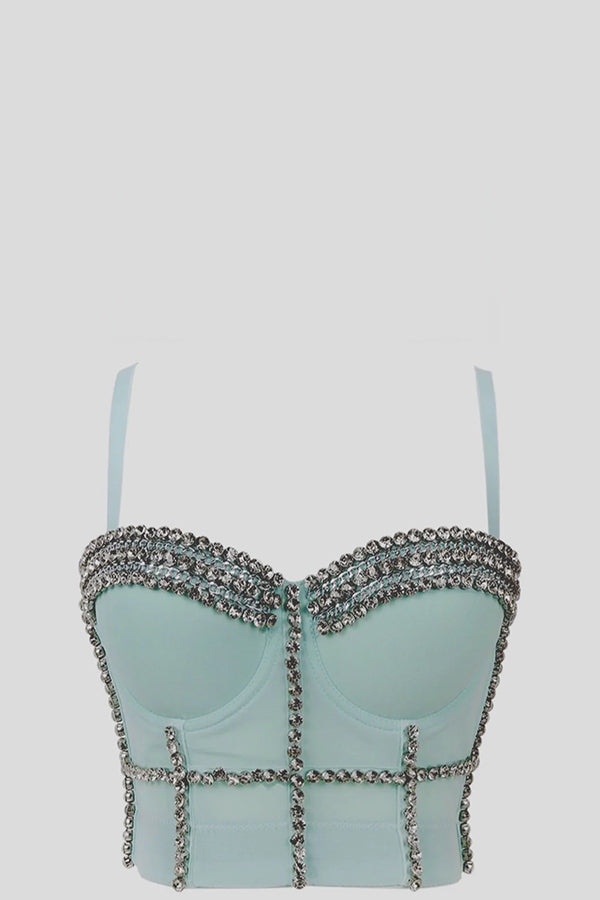 Elegance Bustier Blue Harpa'h Apparel