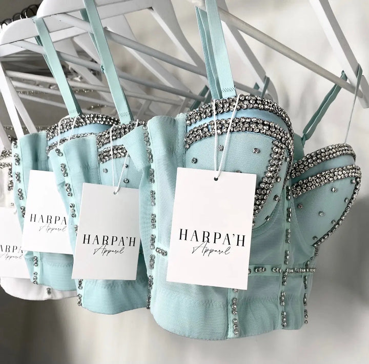 Tiffany Bustier Blue Harpa'h Apparel